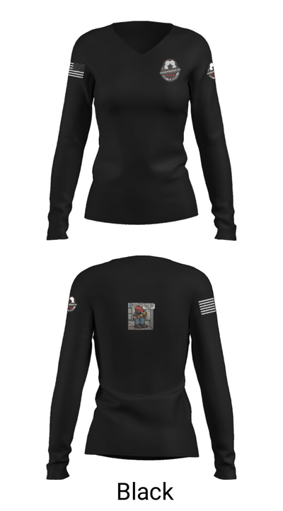Condominio FC 21975887 Women's Long Sleeve V-neck Shirt - 35