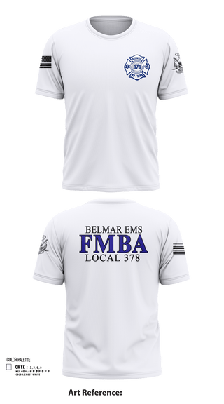 Short Sleeve Performance Shirt, Belmar FMBA, Fire Department, Teamtime, Team time, sublimation, custom sports apparel, team uniforms, spirit wear, spiritwear, sports uniforms, custom shirts, team store, custom team store, fundraiser sports, apparel fundraiser