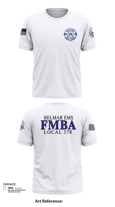 Belmar FMBA 91468281 Short Sleeve Performance Shirt - 117