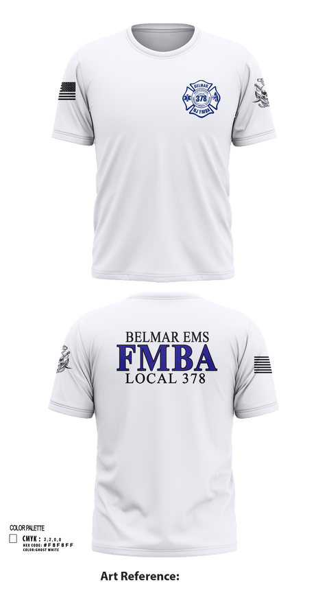 Short Sleeve Performance Shirt, Belmar FMBA, Fire Department, Teamtime, Team time, sublimation, custom sports apparel, team uniforms, spirit wear, spiritwear, sports uniforms, custom shirts, team store, custom team store, fundraiser sports, apparel fundraiser