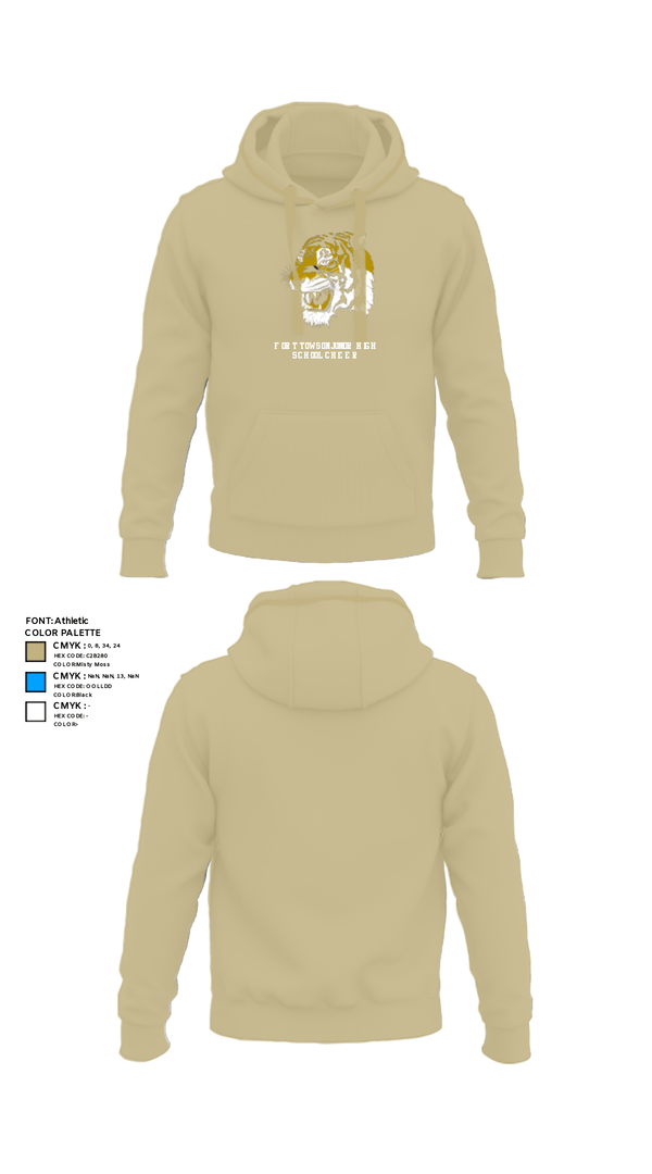 Hoodie, Fort Towson Junior High School Cheer, Cheer, Teamtime, Team time, sublimation, custom sports apparel, team uniforms, spirit wear, spiritwear, sports uniforms, custom shirts, team store, custom team store, fundraiser sports, apparel fundraiser