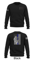 904th MP Det Military Working Dog 45495596 Crew Neck Sweatshirt - 25