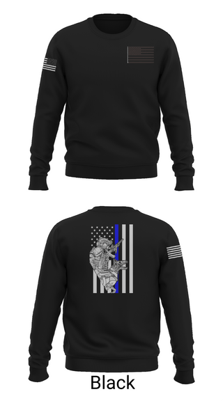 Crew Neck Sweatshirt, 904th MP Det Military Working Dog, Army, Teamtime, Team time, sublimation, custom sports apparel, team uniforms, spirit wear, spiritwear, sports uniforms, custom shirts, team store, custom team store, fundraiser sports, apparel fundraiser