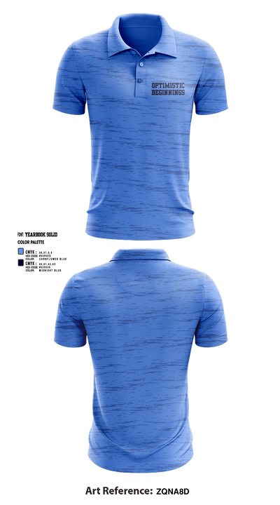 Optimistic beginnings 7562247 Short Sleeve Performance Polo - 1