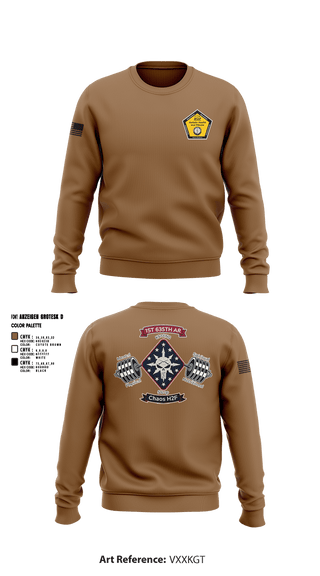 Crew Neck Sweatshirt, Chaos Co, H2F, National Guard, Teamtime, Team time, sublimation, custom sports apparel, team uniforms, spirit wear, spiritwear, sports uniforms, custom shirts, team store, custom team store, fundraiser sports, apparel fundraiser