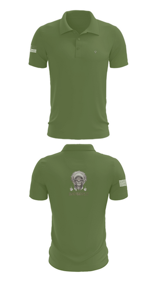 Short Sleeve Performance Polo, 1/149th BCO INF REG 3rd PLT, Army, Teamtime, Team time, sublimation, custom sports apparel, team uniforms, spirit wear, spiritwear, sports uniforms, custom shirts, team store, custom team store, fundraiser sports, apparel fundraiser