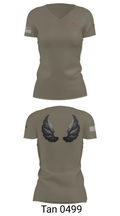 WarriorPrep 14749661 Women's Short Sleeve V-neck Shirt - 65