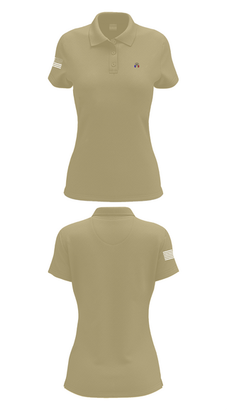 Womens Short Sleeve Performance Polo, Military Audiology Association, Army, Teamtime, Team time, sublimation, custom sports apparel, team uniforms, spirit wear, spiritwear, sports uniforms, custom shirts, team store, custom team store, fundraiser sports, apparel fundraiser