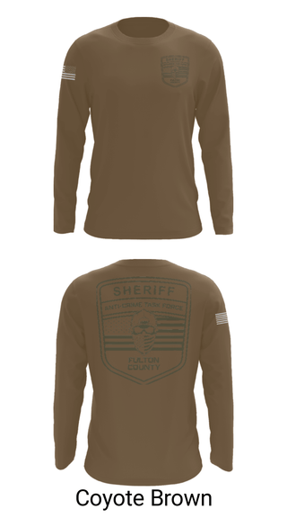 Long Sleeve Performance Shirt, Fulton County Anti-Crime Task Force, , Teamtime, Team time, sublimation, custom sports apparel, team uniforms, spirit wear, spiritwear, sports uniforms, custom shirts, team store, custom team store, fundraiser sports, apparel fundraiser