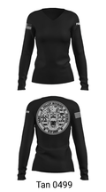 VALLEY K9 75951631 Women's Long Sleeve V-neck Shirt - 73