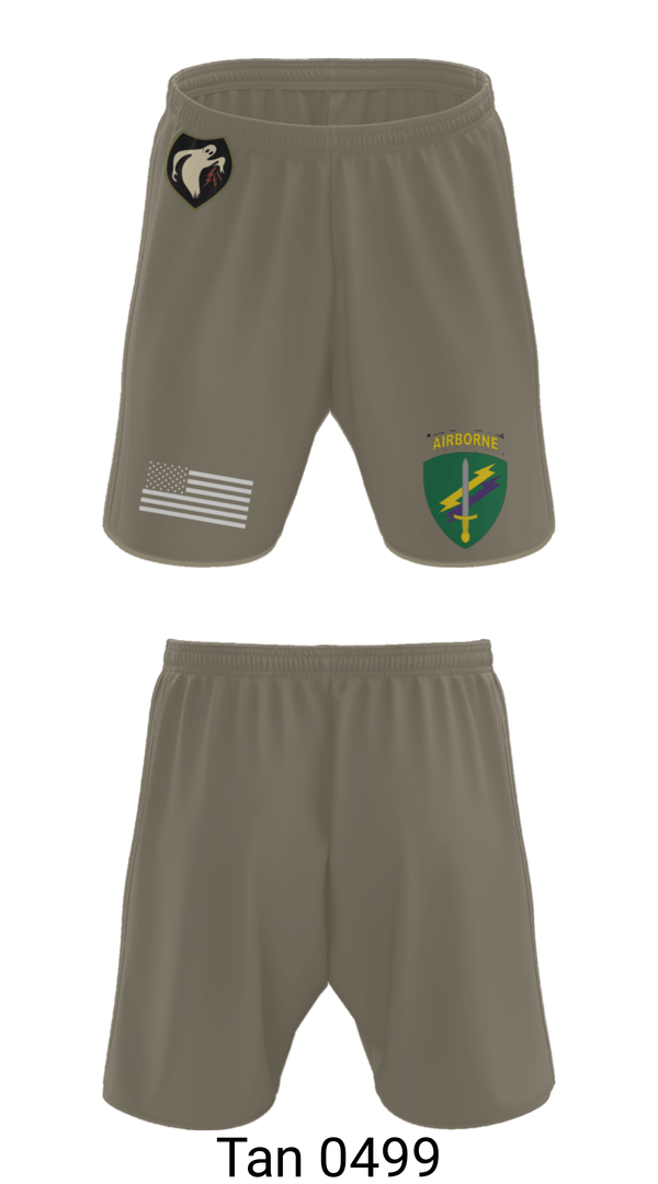 Athletic Shorts With Pockets, 325th Tactical PSYOP Co. (A), Army, Teamtime, Team time, sublimation, custom sports apparel, team uniforms, spirit wear, spiritwear, sports uniforms, custom shirts, team store, custom team store, fundraiser sports, apparel fundraiser