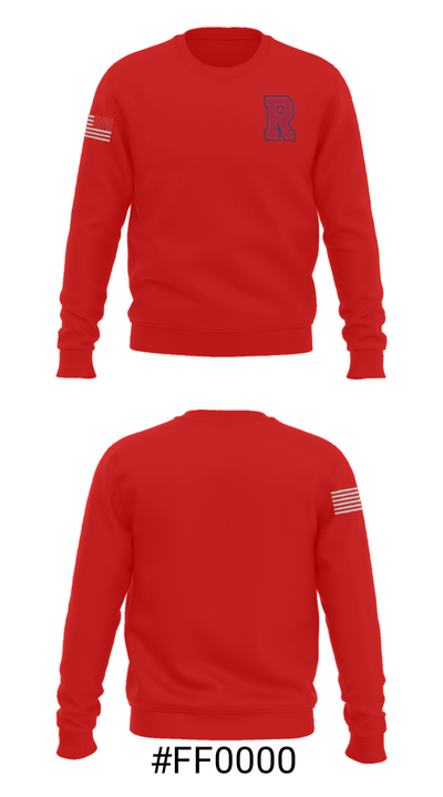 Reno High School Tennis 41704107 Crew Neck Sweatshirt - 16