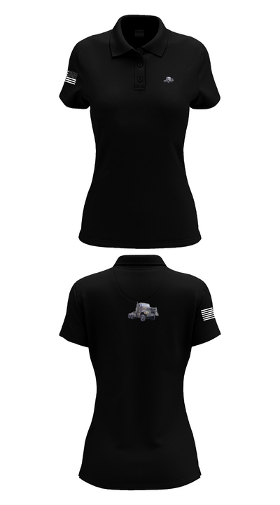 617th Transportation Company 2064597 Women's Short Sleeve Performance Polo  - 35
