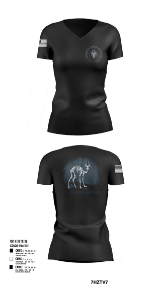 Womens Short Sleeve Vneck Shirt, 1-112 INF Assassins, , Teamtime, Team time, sublimation, custom sports apparel, team uniforms, spirit wear, spiritwear, sports uniforms, custom shirts, team store, custom team store, fundraiser sports, apparel fundraiser