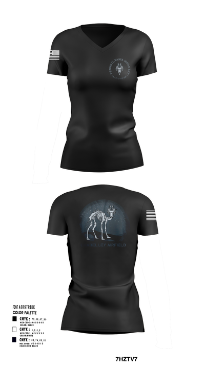 1-112 INF Assassins 67771433 Women's Short Sleeve V-neck Shirt - 108