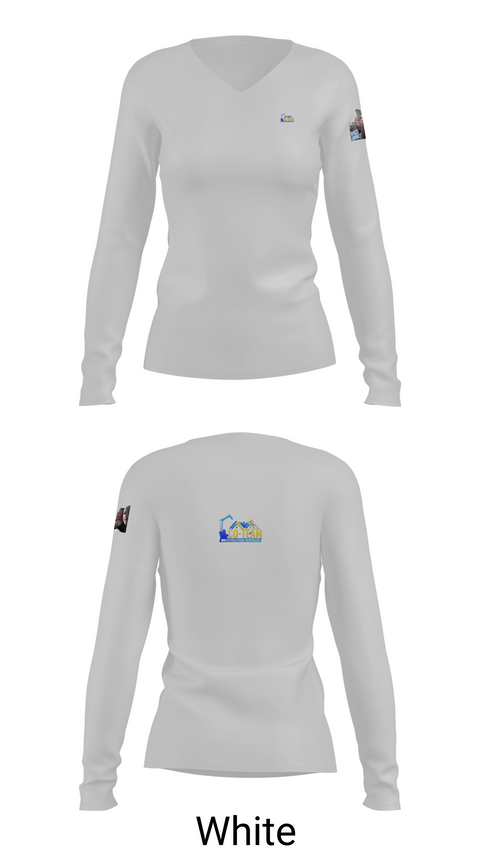 Womens Long Sleeve Vneck Shirt 1, Co-TEAM LLC, , Teamtime, Team time, sublimation, custom sports apparel, team uniforms, spirit wear, spiritwear, sports uniforms, custom shirts, team store, custom team store, fundraiser sports, apparel fundraiser