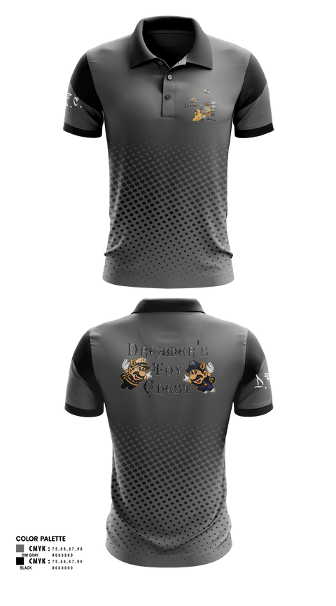 Short Sleeve Performance Polo, Dreamer's Toy Chest, , Teamtime, Team time, sublimation, custom sports apparel, team uniforms, spirit wear, spiritwear, sports uniforms, custom shirts, team store, custom team store, fundraiser sports, apparel fundraiser