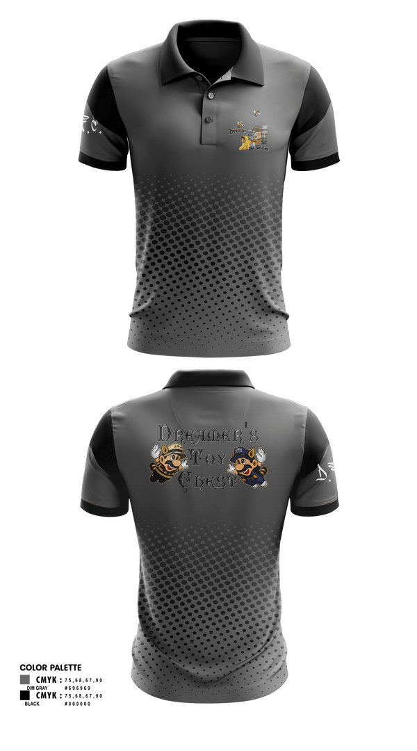 Short Sleeve Performance Polo, Dreamer's Toy Chest, , Teamtime, Team time, sublimation, custom sports apparel, team uniforms, spirit wear, spiritwear, sports uniforms, custom shirts, team store, custom team store, fundraiser sports, apparel fundraiser