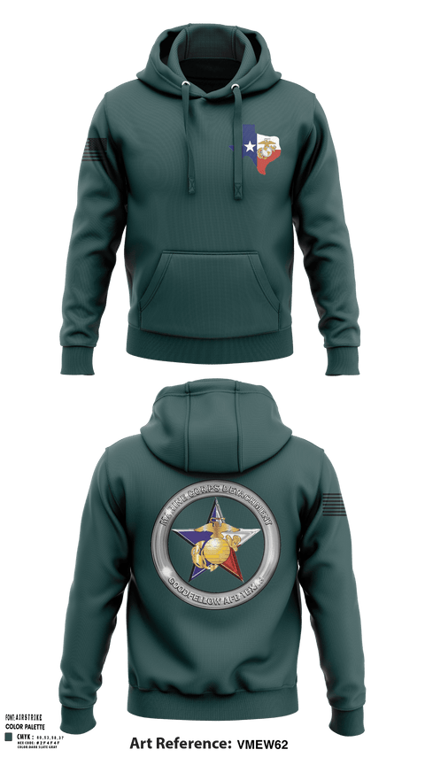 Hoodie, Goodfellow AFB MCD, Marines, Teamtime, Team time, sublimation, custom sports apparel, team uniforms, spirit wear, spiritwear, sports uniforms, custom shirts, team store, custom team store, fundraiser sports, apparel fundraiser