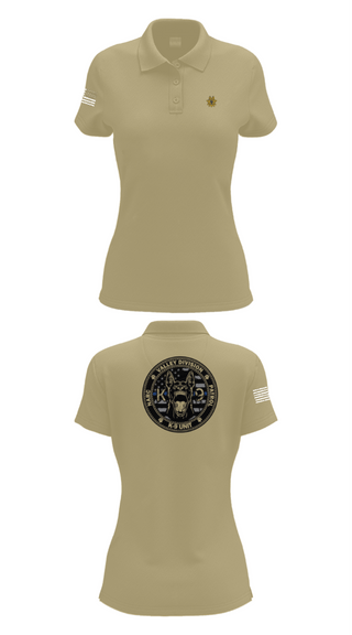 Womens Short Sleeve Performance Polo, VALLEY K9, , Teamtime, Team time, sublimation, custom sports apparel, team uniforms, spirit wear, spiritwear, sports uniforms, custom shirts, team store, custom team store, fundraiser sports, apparel fundraiser