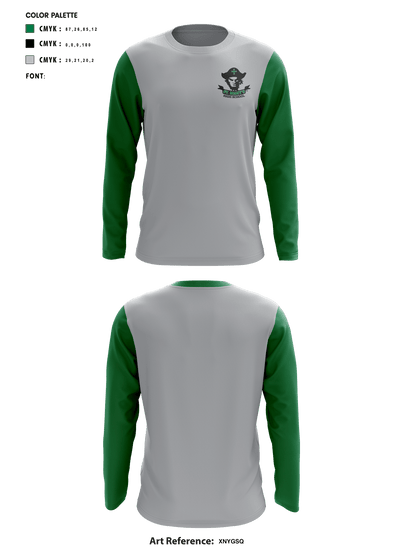 Saint Mary's High School Basketball 82916245 Long Sleeve Performance Shirt - 39