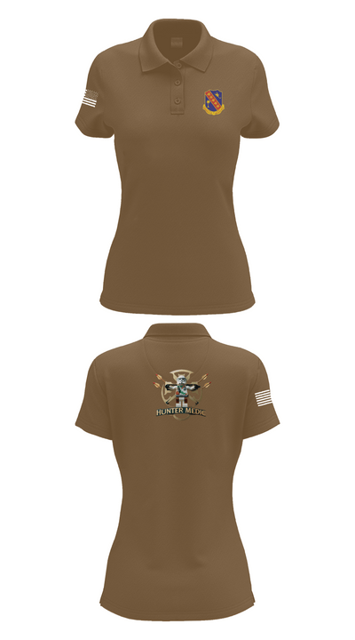 1-148th HHB Medics 16650436 Women's Short Sleeve Performance Polo  - 14