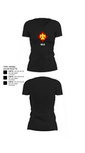 GOLD 78279862 Women's Short Sleeve V-neck Shirt - 24