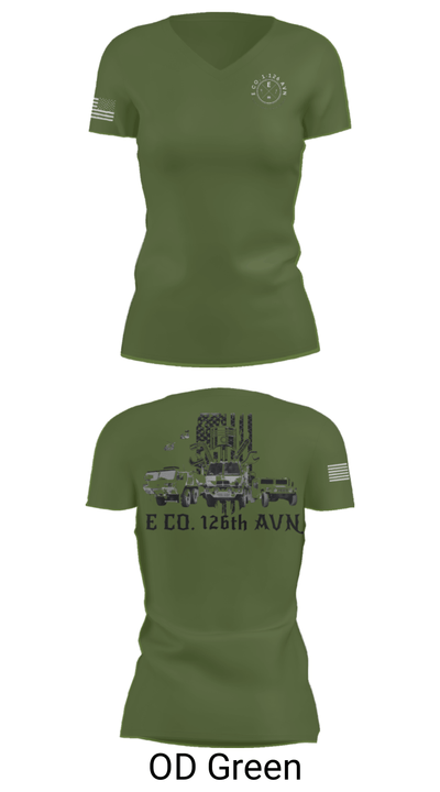 B Co. 1-126AVN 81837658 Women's Short Sleeve V-neck Shirt - 48