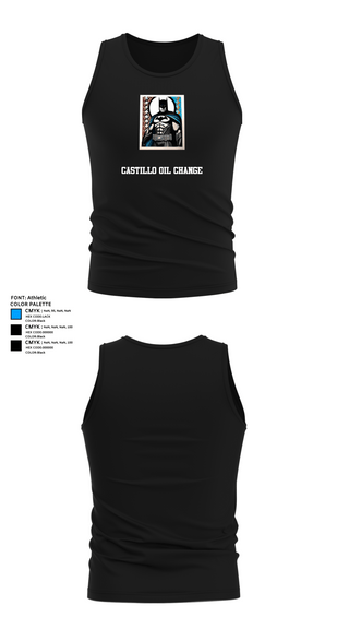 Tank Top, Castillo oil change, , Teamtime, Team time, sublimation, custom sports apparel, team uniforms, spirit wear, spiritwear, sports uniforms, custom shirts, team store, custom team store, fundraiser sports, apparel fundraiser