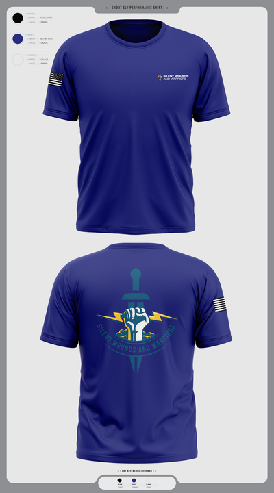 Silent Wounds and Warriors Foundation 26778593 Old School Cotton Feel Shirt - 2