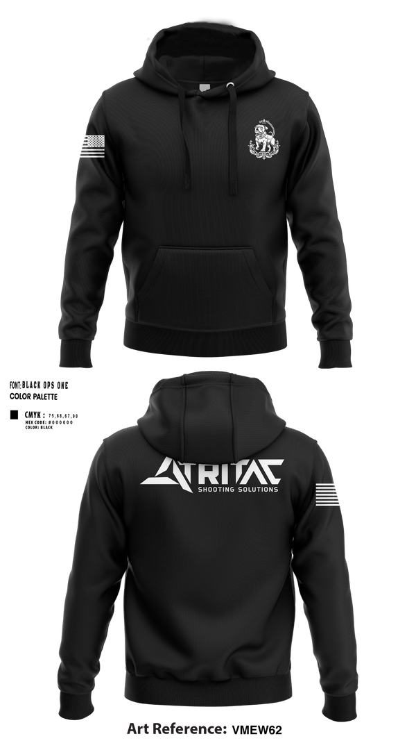 Hoodie, Tritac Shooting Solutions, , Teamtime, Team time, sublimation, custom sports apparel, team uniforms, spirit wear, spiritwear, sports uniforms, custom shirts, team store, custom team store, fundraiser sports, apparel fundraiser
