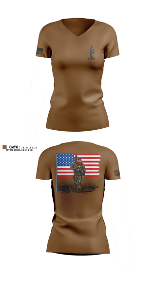 Womens Short Sleeve Vneck Shirt, 3-11 IN BN, Army, Teamtime, Team time, sublimation, custom sports apparel, team uniforms, spirit wear, spiritwear, sports uniforms, custom shirts, team store, custom team store, fundraiser sports, apparel fundraiser