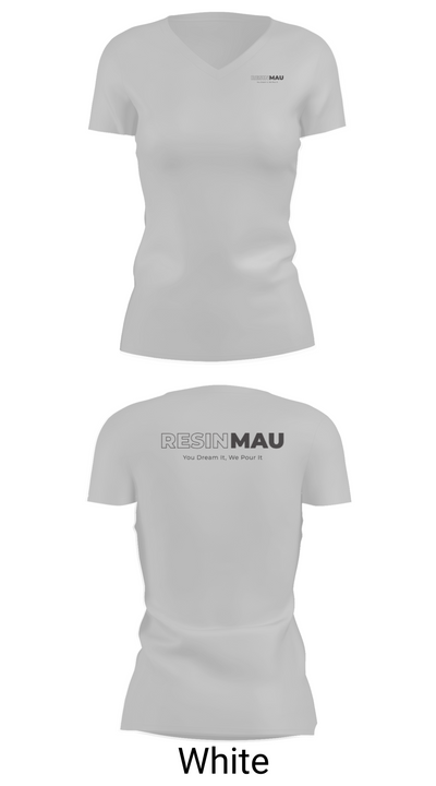 Resin Mau 80080639 Women's Short Sleeve V-neck Shirt - 19