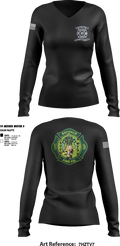 BVFC 74713684 Women's Long Sleeve V-neck Shirt - 1