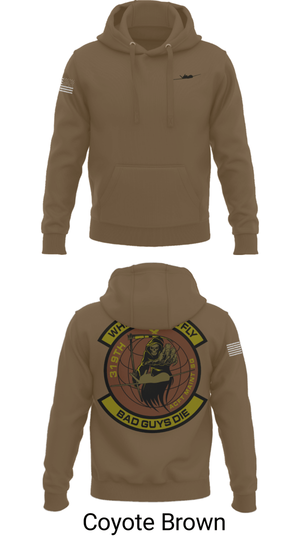 Hoodie, 319th Maintenance Squadron, Air Force, Teamtime, Team time, sublimation, custom sports apparel, team uniforms, spirit wear, spiritwear, sports uniforms, custom shirts, team store, custom team store, fundraiser sports, apparel fundraiser