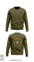 Bravo Company Det 1 Recruiting and Retention Battalion 79622456 Crew Neck Sweatshirt - 119