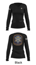 Criminal Investigation 3938601 Women's Long Sleeve V-neck Shirt - 35