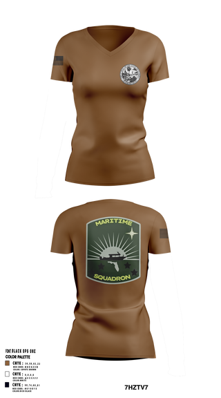 Womens Short Sleeve Vneck Shirt, Maritime Response Unit, National Guard, Teamtime, Team time, sublimation, custom sports apparel, team uniforms, spirit wear, spiritwear, sports uniforms, custom shirts, team store, custom team store, fundraiser sports, apparel fundraiser