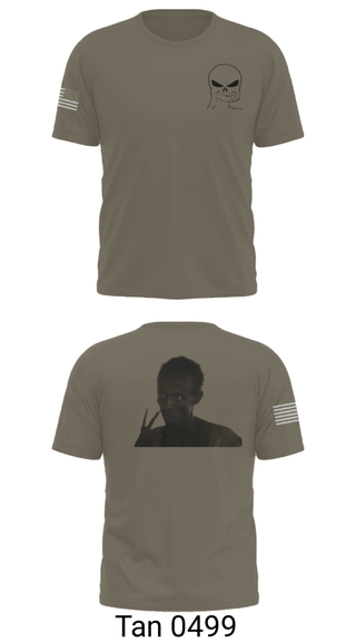 Old School Cotton Feel Shirt, B Co, 303d IEW BN, Army, Teamtime, Team time, sublimation, custom sports apparel, team uniforms, spirit wear, spiritwear, sports uniforms, custom shirts, team store, custom team store, fundraiser sports, apparel fundraiser
