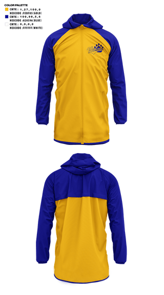 Windbreaker, Richwoods Middle School Cheer, Cheer, Teamtime, Team time, sublimation, custom sports apparel, team uniforms, spirit wear, spiritwear, sports uniforms, custom shirts, team store, custom team store, fundraiser sports, apparel fundraiser