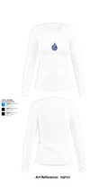 JIMMORES MECHANICAL LLC 82440008 Women's Long Sleeve V-neck Shirt - 15