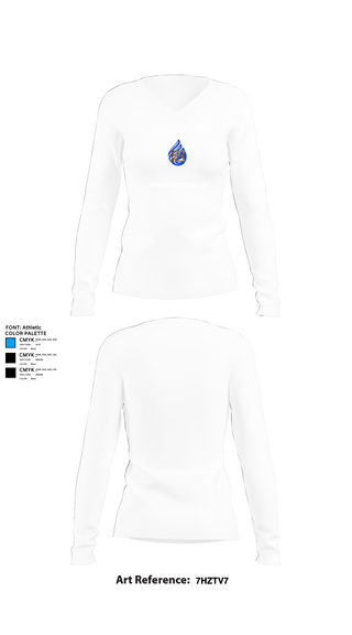 Womens Long Sleeve Vneck Shirt, JIMMORES MECHANICAL LLC, , Teamtime, Team time, sublimation, custom sports apparel, team uniforms, spirit wear, spiritwear, sports uniforms, custom shirts, team store, custom team store, fundraiser sports, apparel fundraiser