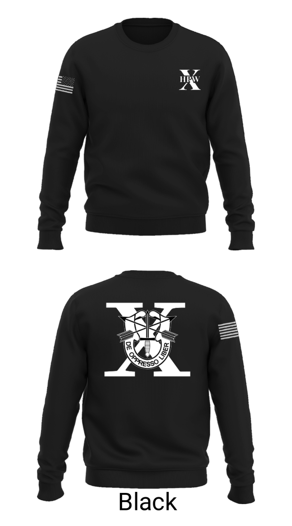 Crew Neck Sweatshirt, 10th Special Forces HPW, , Teamtime, Team time, sublimation, custom sports apparel, team uniforms, spirit wear, spiritwear, sports uniforms, custom shirts, team store, custom team store, fundraiser sports, apparel fundraiser