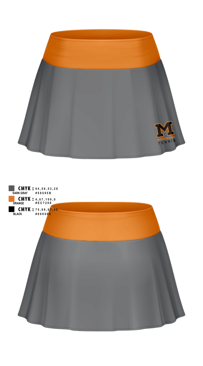 Girls Tennis McDonogh School 72297227 Skort - 2