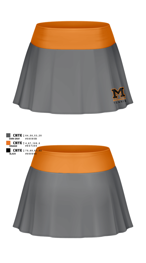 Skort, Girls Tennis McDonogh School, Tennis, Teamtime, Team time, sublimation, custom sports apparel, team uniforms, spirit wear, spiritwear, sports uniforms, custom shirts, team store, custom team store, fundraiser sports, apparel fundraiser