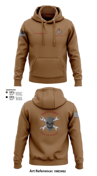 Hoodie, 758th SMC, Army, Teamtime, Team time, sublimation, custom sports apparel, team uniforms, spirit wear, spiritwear, sports uniforms, custom shirts, team store, custom team store, fundraiser sports, apparel fundraiser