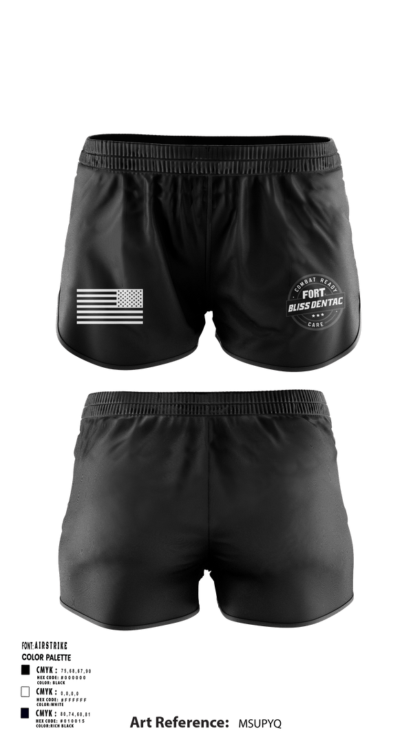Ranger Panties, Fort Bliss DENTAC, Army, Teamtime, Team time, sublimation, custom sports apparel, team uniforms, spirit wear, spiritwear, sports uniforms, custom shirts, team store, custom team store, fundraiser sports, apparel fundraiser