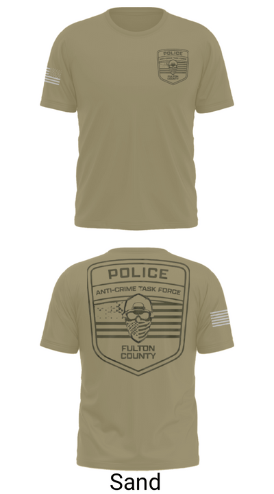 Fulton County Anti-Crime Task Force 27594594 Old School Cotton Feel Shirt - 86