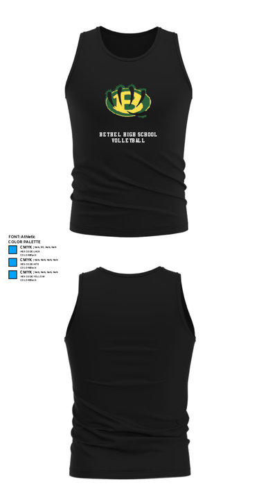Bethel High School Volleyball 63964443 Tank Top - 32