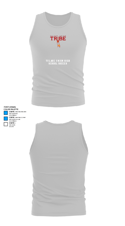 Tulare Union High School Soccer 67227242 Tank Top - 13